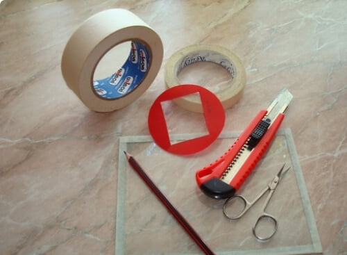 Инструменты для изготовления трафарета