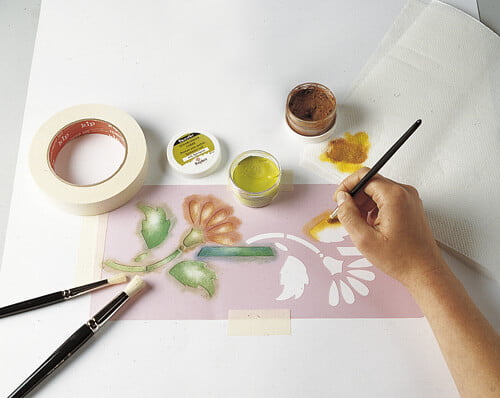 Многоцветный трафарет