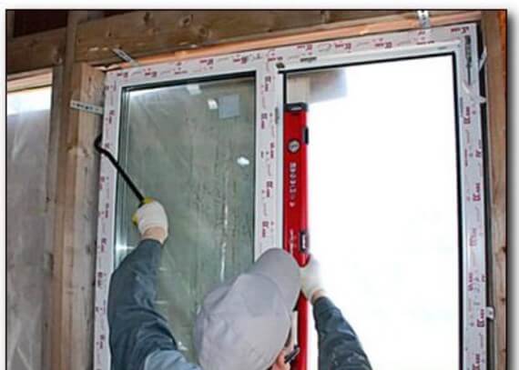 Монтаж пластикового окна