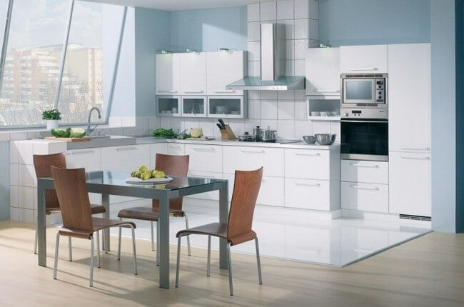 В светлых тонах