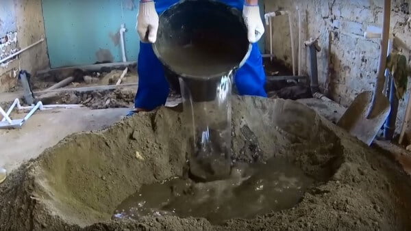 Вливаем воду